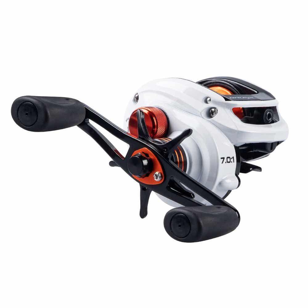 Carretilha Para Pesca Maruri Bronx Branca 11r Carretel Fundo Manivela Direita - 2