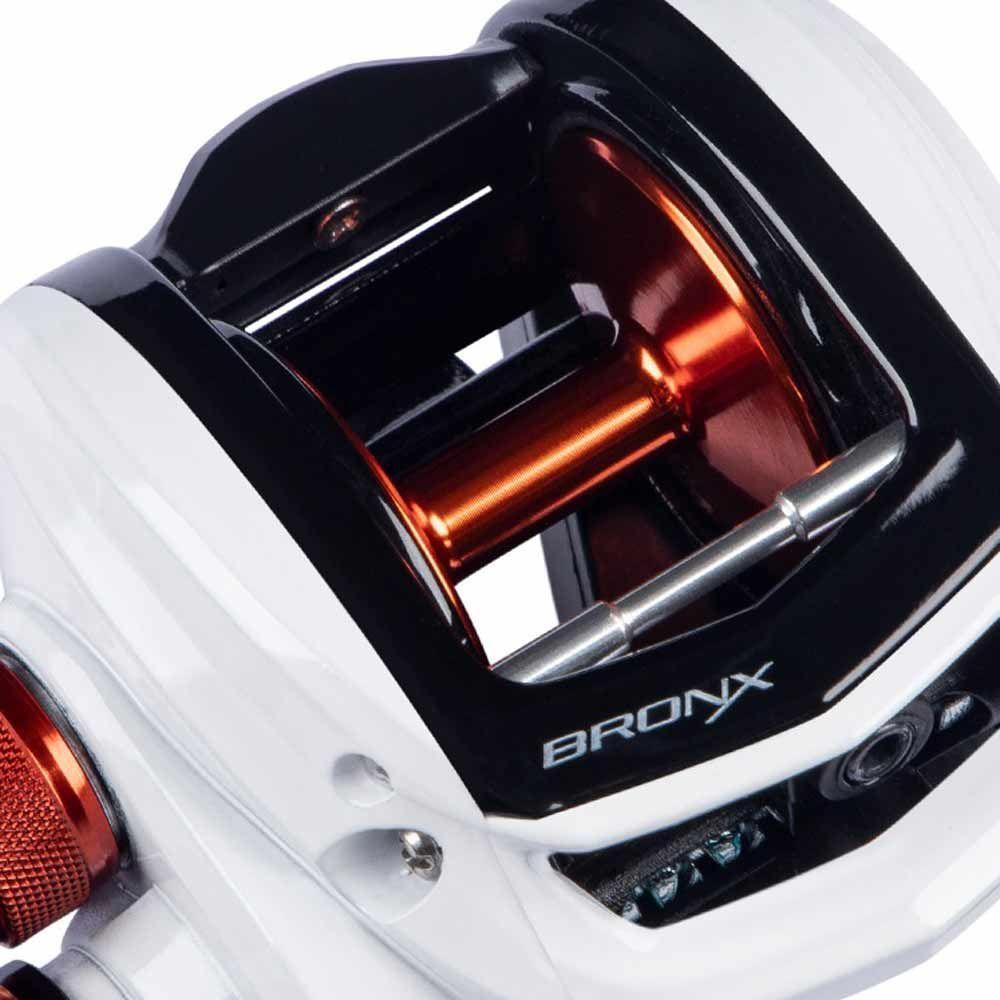 Carretilha Para Pesca Maruri Bronx Branca 11r Carretel Fundo Manivela Direita - 7