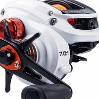 Carretilha Para Pesca Maruri Bronx Branca 11r Carretel Fundo Manivela Direita - 6