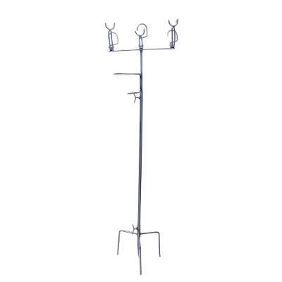 Suporte De Pesca Dentro Dágua P/ 3 Varas C/ Base Porta Isca