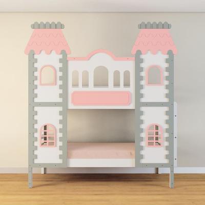 Beliche Castelo Encantado - Madeira Maciça Branco/cinza/rosa | Housin