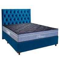Kit Cama Box + Cabeceira + Colchão Casal Molas Ensacadas - Petrus - Paropas - 1