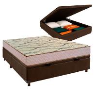 Conjunto Cama Box Bau Blindado Casal + Colchão D33 Maxsono Paropas - 1