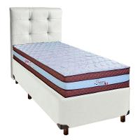 Kit Cama Box + Cabeceira + Colchão Solteiro Molas Ensacadas - Legaccy - Paropas - 1