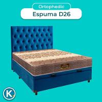 Kit Cabeceira + Cama Box Bau + Colchão Casal D26 Ortophedic Sankonfort - 2