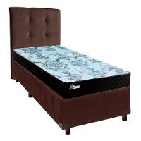 Kit Cama Box + Cabeceira + Colchão Solteiro Molas Ensacadas - Life Gold - Paropas - 1