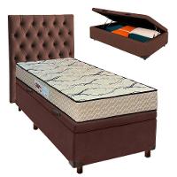 Kit Cama Box Bau + Cabeceira + Colchão Solteiro D33 - Maxsono - Paropas - 1
