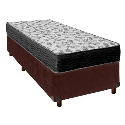 Cama Box + Colchão Solteiro D33 Iso100 Ortobom