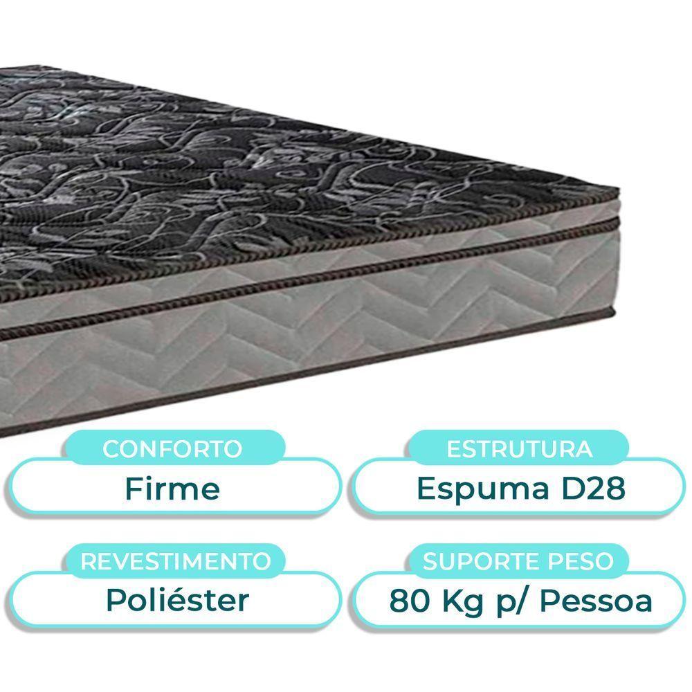 Cama + Bau Blindado E Colchão D28 Casal - Conforto Paropas - 2