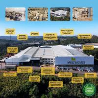 Escrivaninha Em L 120cm Com 6 Gavetas Flex Multimóveis Mp6030 Branco - 8