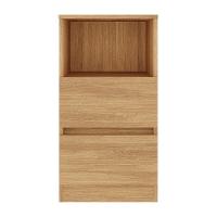 Mesa De Cabeceira 38,5cm Com 2 Gavetas Multimóveis Mp4395 Madeirado - 5