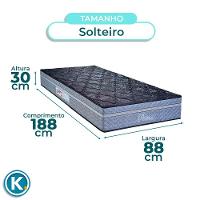 Cama + Bau Blindado E Colchão Molas Ensacadas Solteiro - Petrus Paropas + Cabeceira - 5