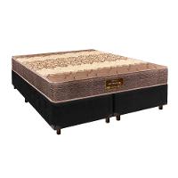 Conjunto Cama Box Preto Queen + Colchão D26 Ortophedic Sankonfort - 1