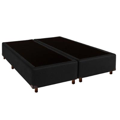 Cama Box King Preto Nature 193x203