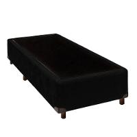 Cama Box Solteiro Preto Nature 88x188 - 1
