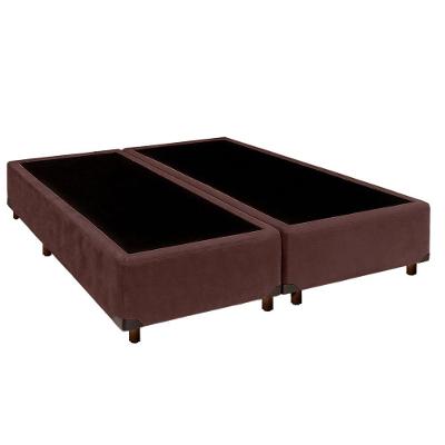 Cama Box Queen Marrom Nature 158x198