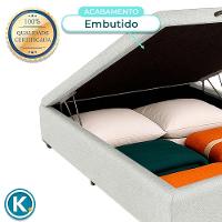 Cama Box Baú Casal Branco Nature 138x188 - 3