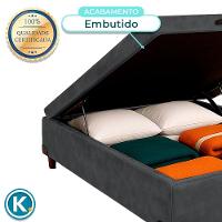 Cama Box Bau Casal Blindado Nature Cinza 138x188 - 3