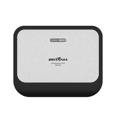 Sanduicheira E Grill Britânia Inox 2 Em 1 BGR25B 220V