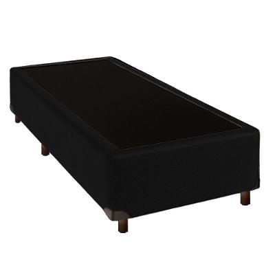Cama Box Solteiro Preto Nature 88x188