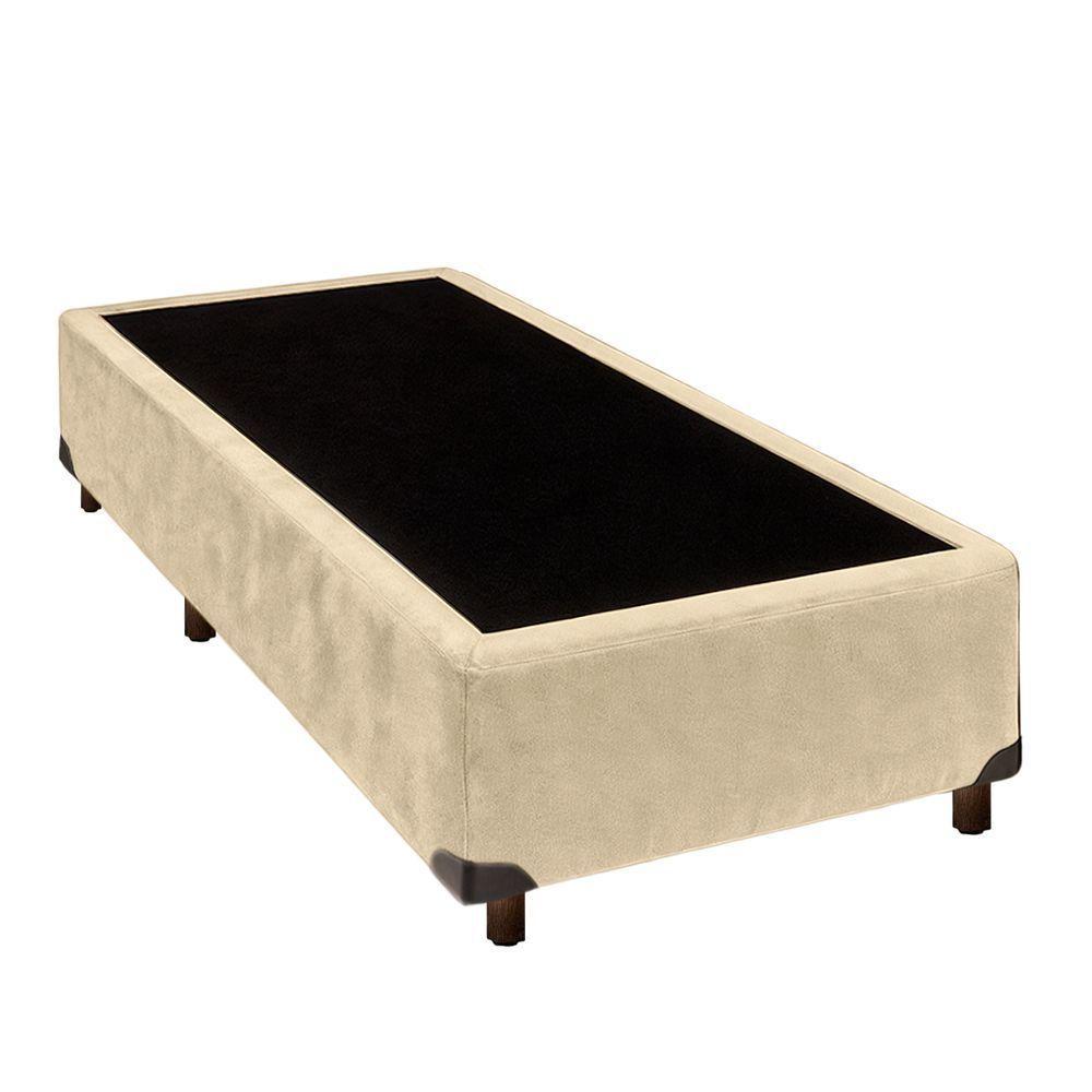 Cama Box Solteiro Perola Nature 88x188 - 1