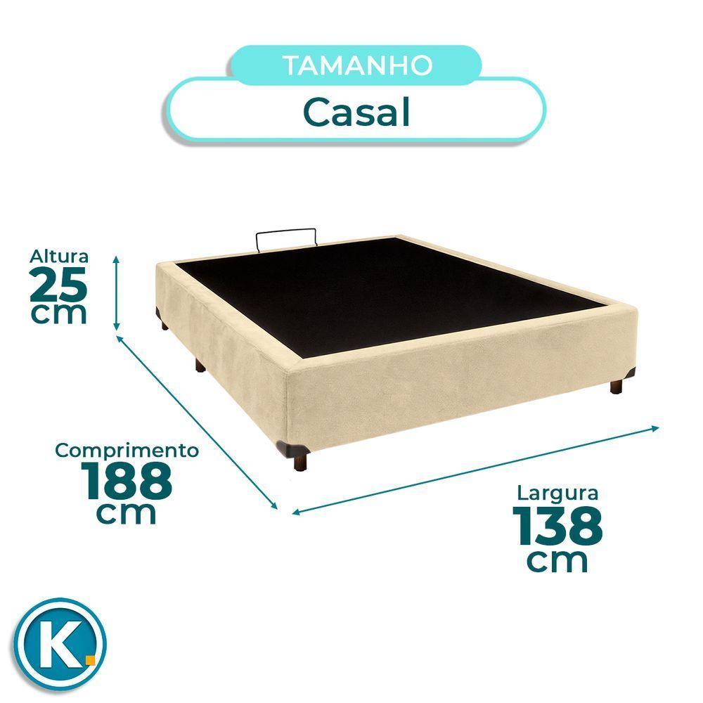 Cama Box Casal Perola Nature 138x188 - 2
