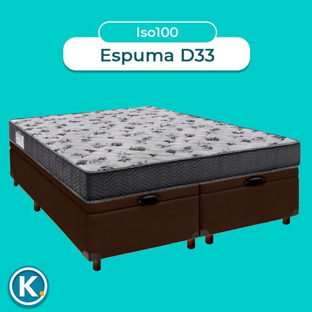 Cama + Bau Blindado E Colchão D33 Casal - Iso100 Ortobom - 4