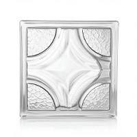 Tijolo De Vidro 19 X 19 X 8 Cm Geométrico Estrela Translúcido 06 Unidades Tradestar - 2