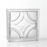 Tijolo De Vidro 19 X 19 X 8 Cm Geométrico Estrela Translúcido 06 Unidades Tradestar