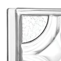 Tijolo De Vidro 19 X 19 X 8 Cm Geométrico Estrela Translúcido 06 Unidades Tradestar - 5