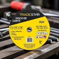 Disco De Corte 230x3,0 Mm 2 Telas Furo 22,23mm Aço Tradestar - 3