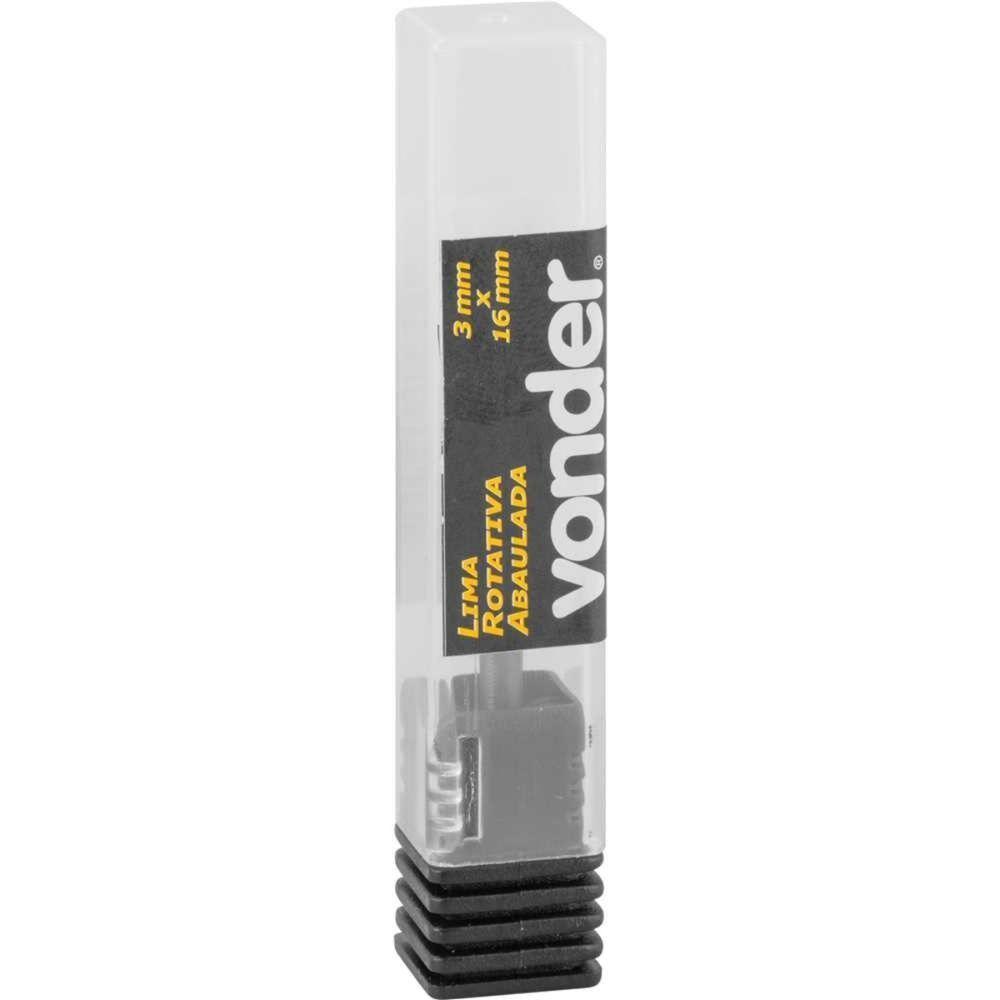 Lima Rotativa Abaulada 3mmx16mm Com Haste 3mm - Vonder - 2