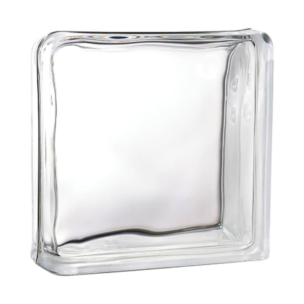 Tijolo De Vidro 19 X 19 X 8 Cm Liso Translúcido 2 Lados Tradestar - 1