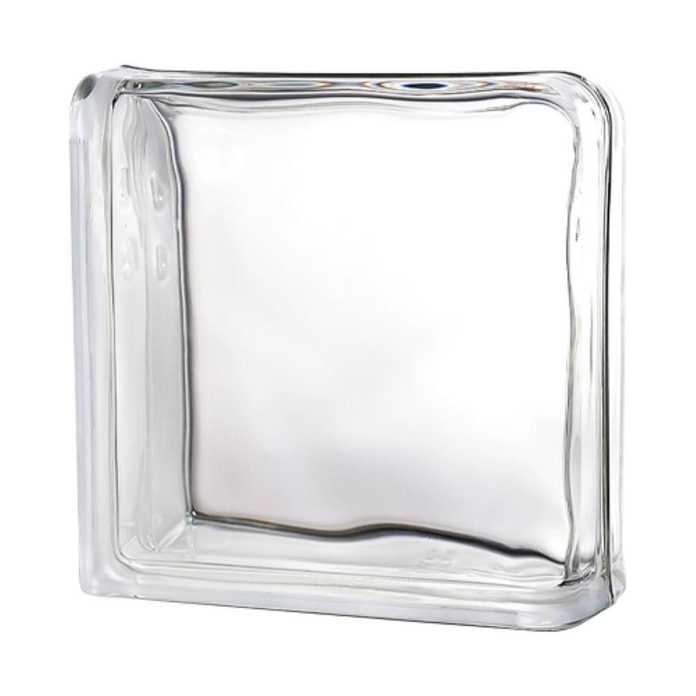 Tijolo De Vidro 19 X 19 X 8 Cm Liso Translúcido 2 Lados Tradestar - 3