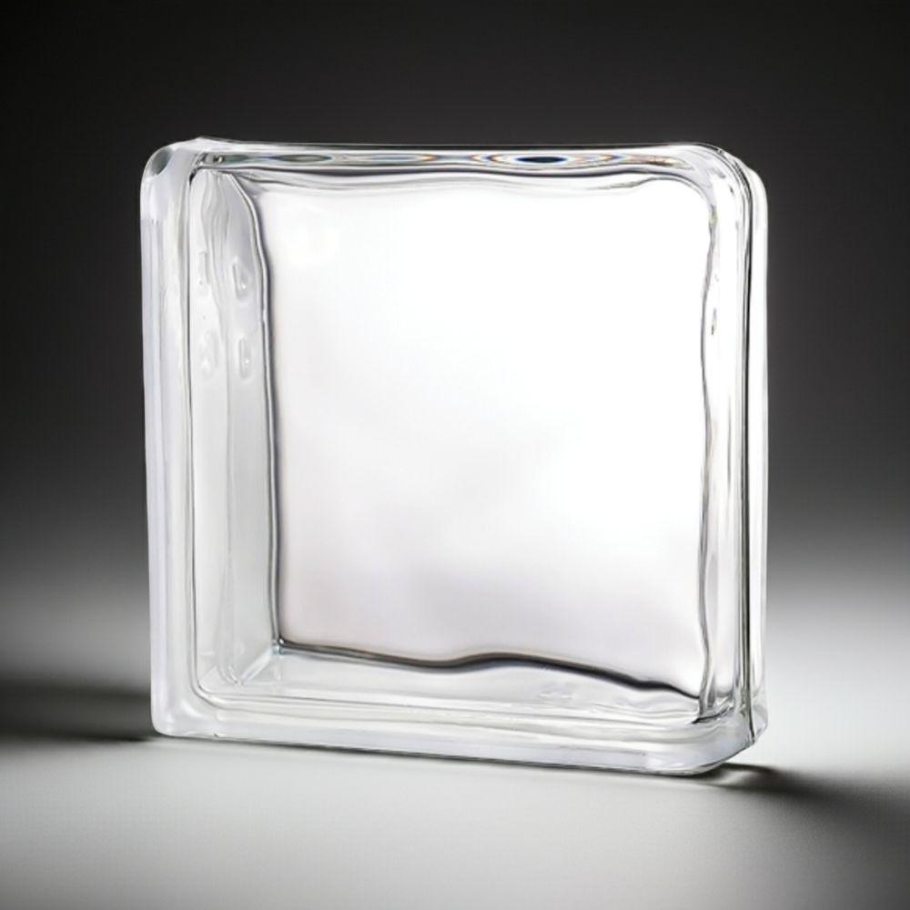 Tijolo De Vidro 19 X 19 X 8 Cm Liso Translúcido 2 Lados Tradestar - 5