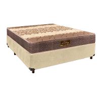 Conjunto Cama Box Perola Casal + Colchão D26 Ortophedic Sankonfort - 1