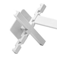 Espaçador Para Bloco Vidro 80x 100 Mm Com 25 Peças Tradestar - 2