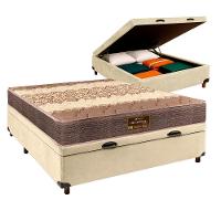 Cama Box Bau Blindado Casal + Colchão D26 Ortophedic Sankonfort - 1