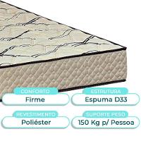 Cama + Bau Blindado E Colchão D33 Solteiro - Maxsono Paropas - 2