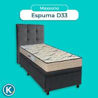 Kit Cama Box Bau + Cabeceira + Colchão Solteiro D33 - Maxsono - Paropas - 4