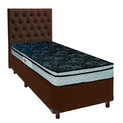 Kit Cama Box + Cabeceira + Colchão Solteiro D28 - Conforto - Paropas