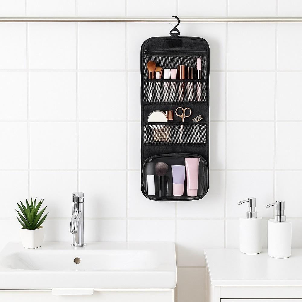 Necessaire Bolsa Organizadora Higiene Pessoal Gancho Viagem Mala Academia Unissex Masculino Feminino - 2