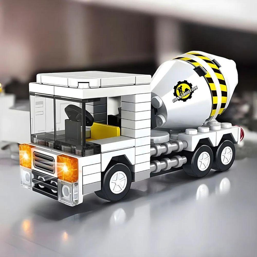 Brinquedo Blocos Montar Carro Criança Cognição - 2