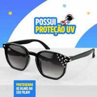 Relogio Infantil Azul Digital + Oculos Sol Menino Foguete Prova Dagua Original Garoto Social Acetato - 5