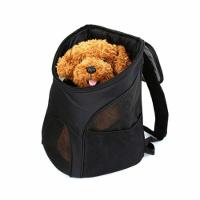 Mochila Pet Bolsa Tranporte Caes Gatos Cachorros Bag Dog Mala Viagem Canguru Multiuso Preta - 2