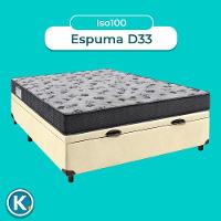Conjunto Cama Box Bau Blindado Casal + Colchão D33 Iso100 Ortobom - 2