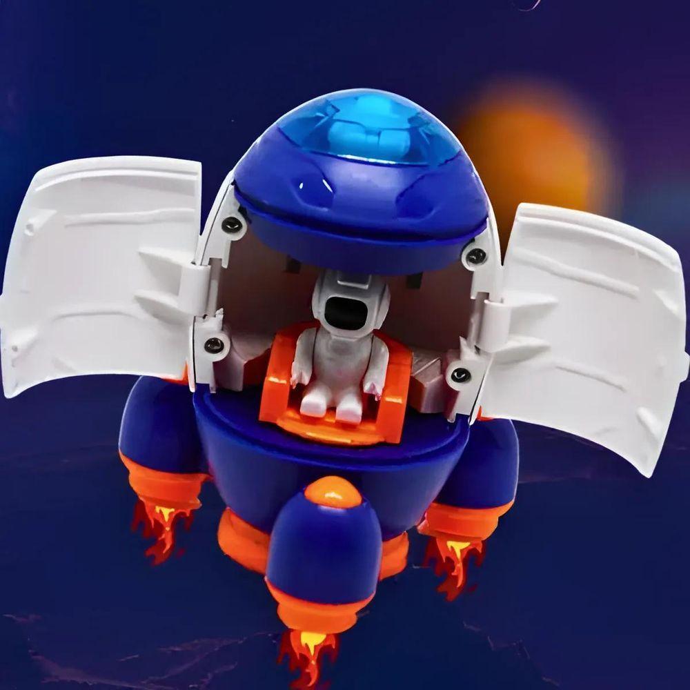 Brinquedo Foguete Espacial Infantil Com Astronauta - 5