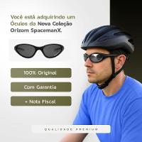 Oculos Preto Ciclismo Esportivo Bike Uv400 Protecao + Case Original Vilão Acetato Qualidade Premium - 5