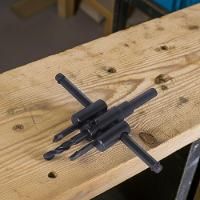 Furador Circular Ajustável 30 - 120 Mm Bailarina Tradestar - 6