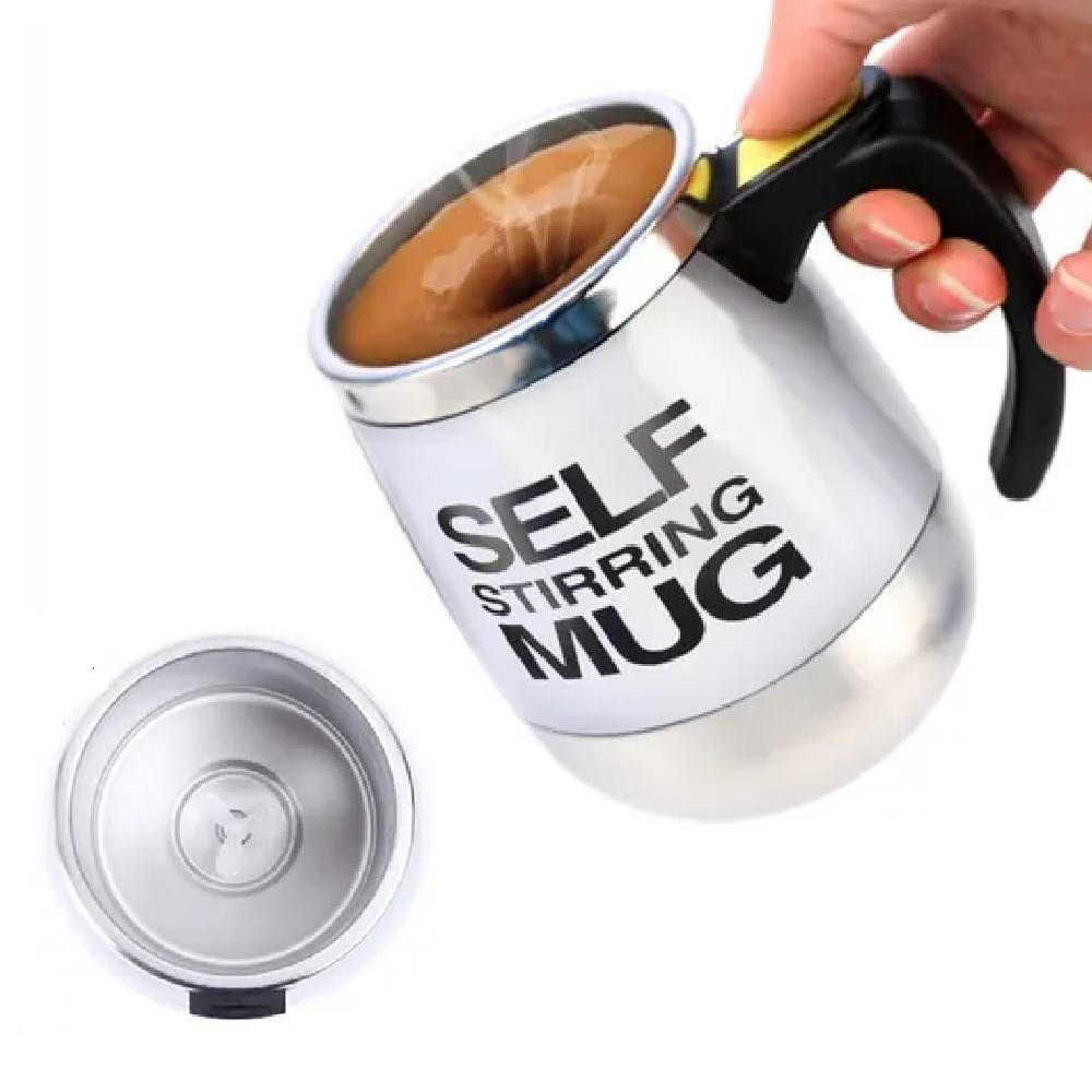 Caneca Mixer Elétrica Portátil Copo Automática 400ml Shake Whey Café Bebidas Achocolatado Mexedora - 2